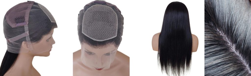 nice and deluxe silk top lace wig remy hair tangle free