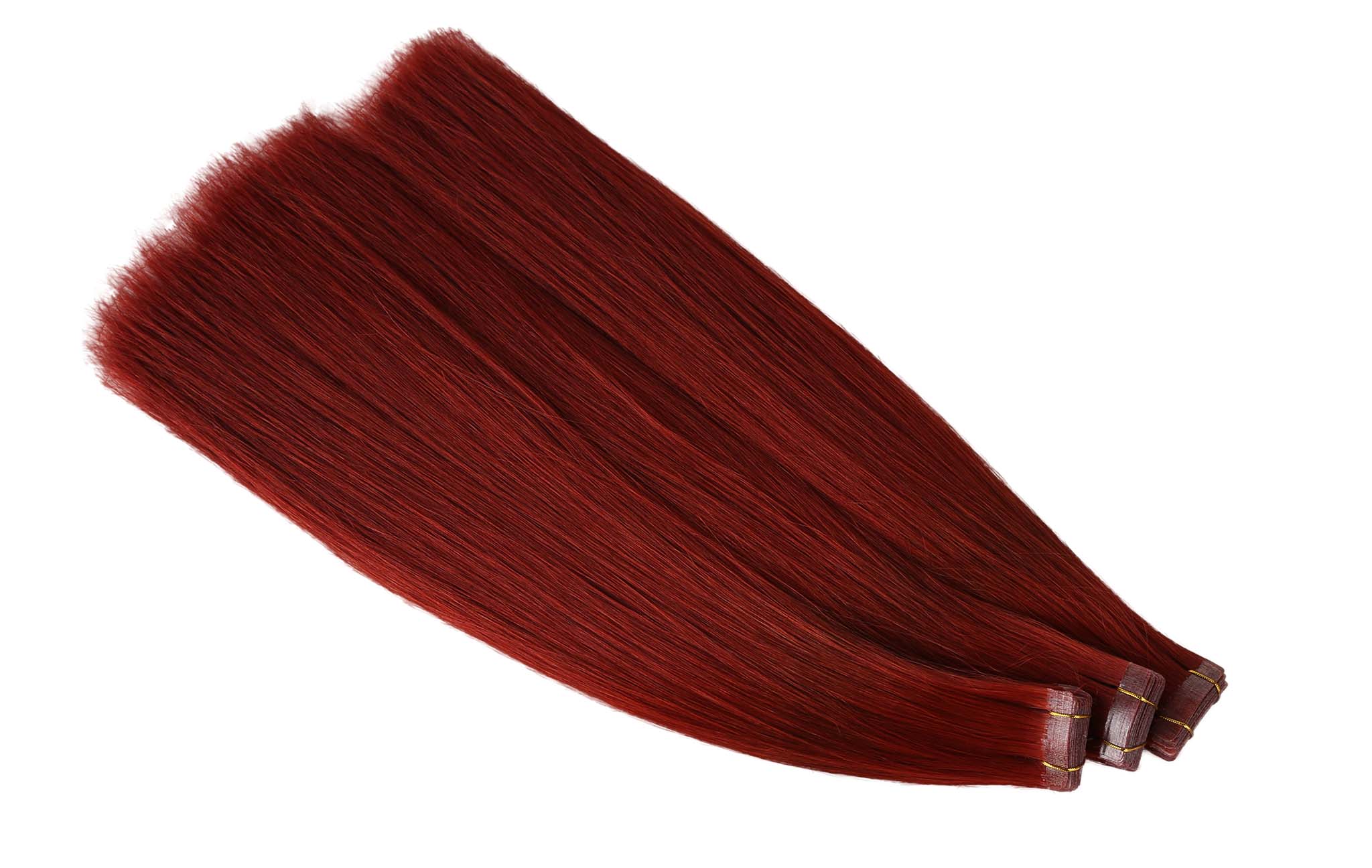 nice double drawn tape in hair extension