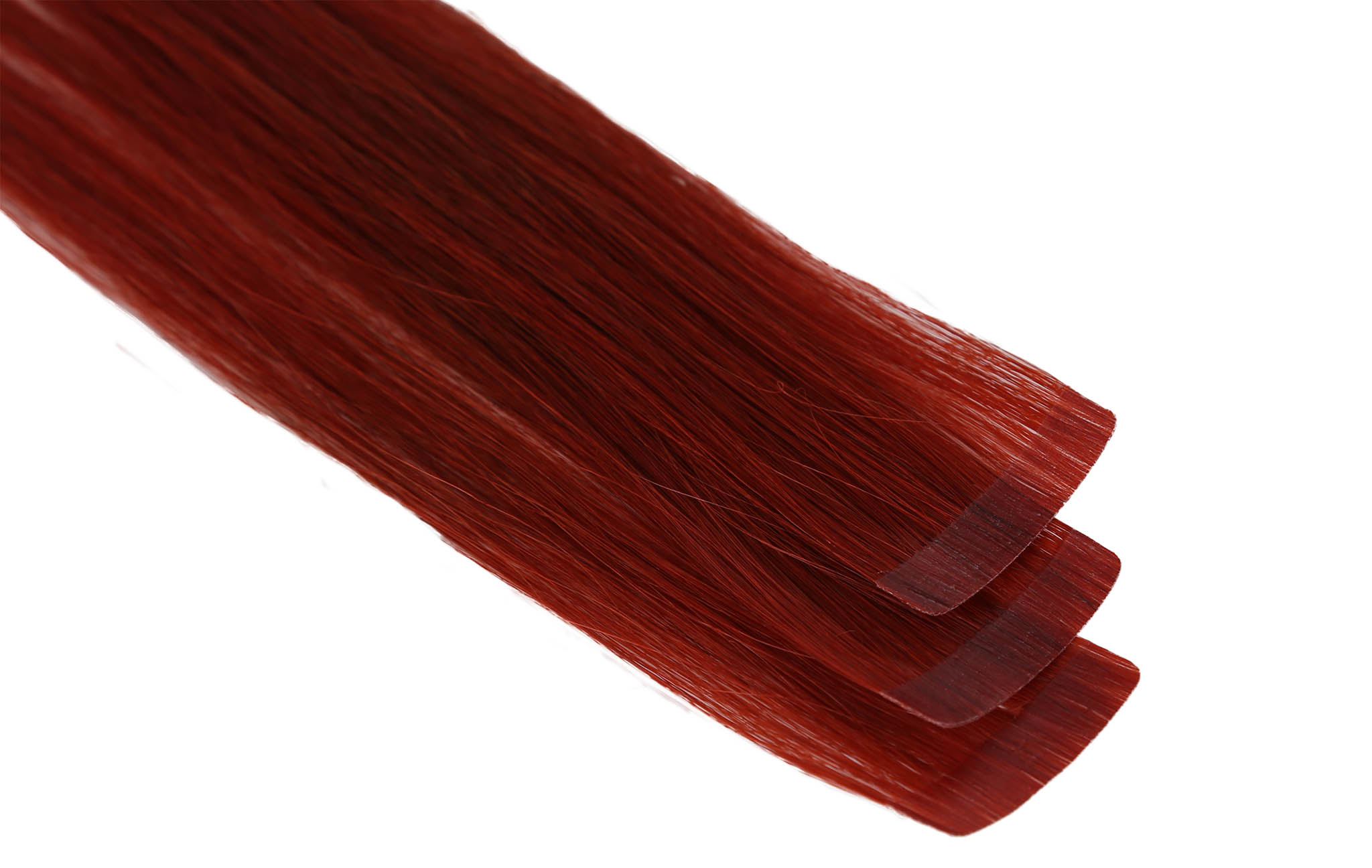 nice double drawn tape in hair extension