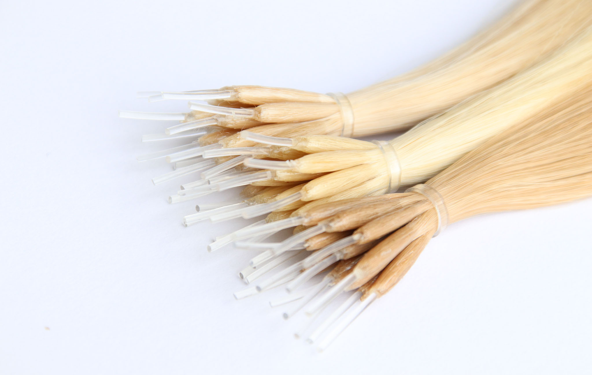 nice blonde hair nano ring hair extension