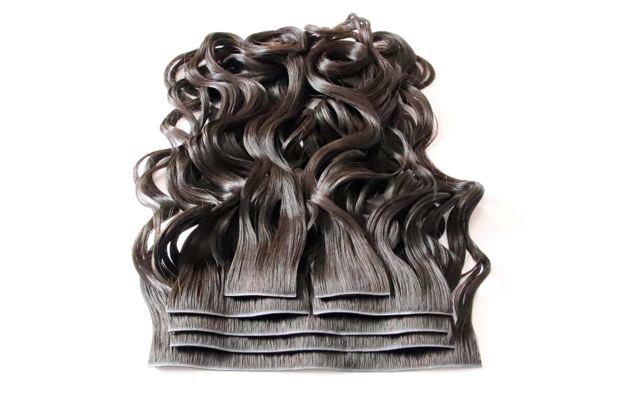 virgin hair Injected skin clips in hair extension