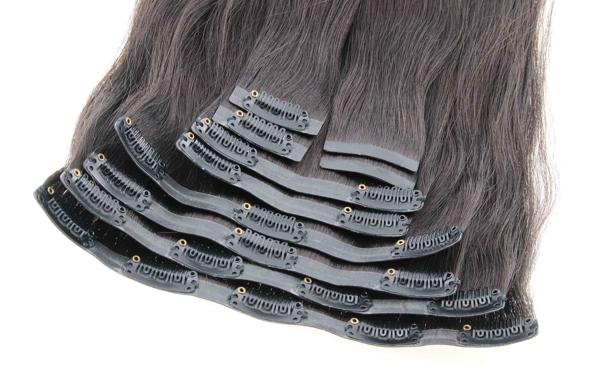virgin skin clips in hair extension