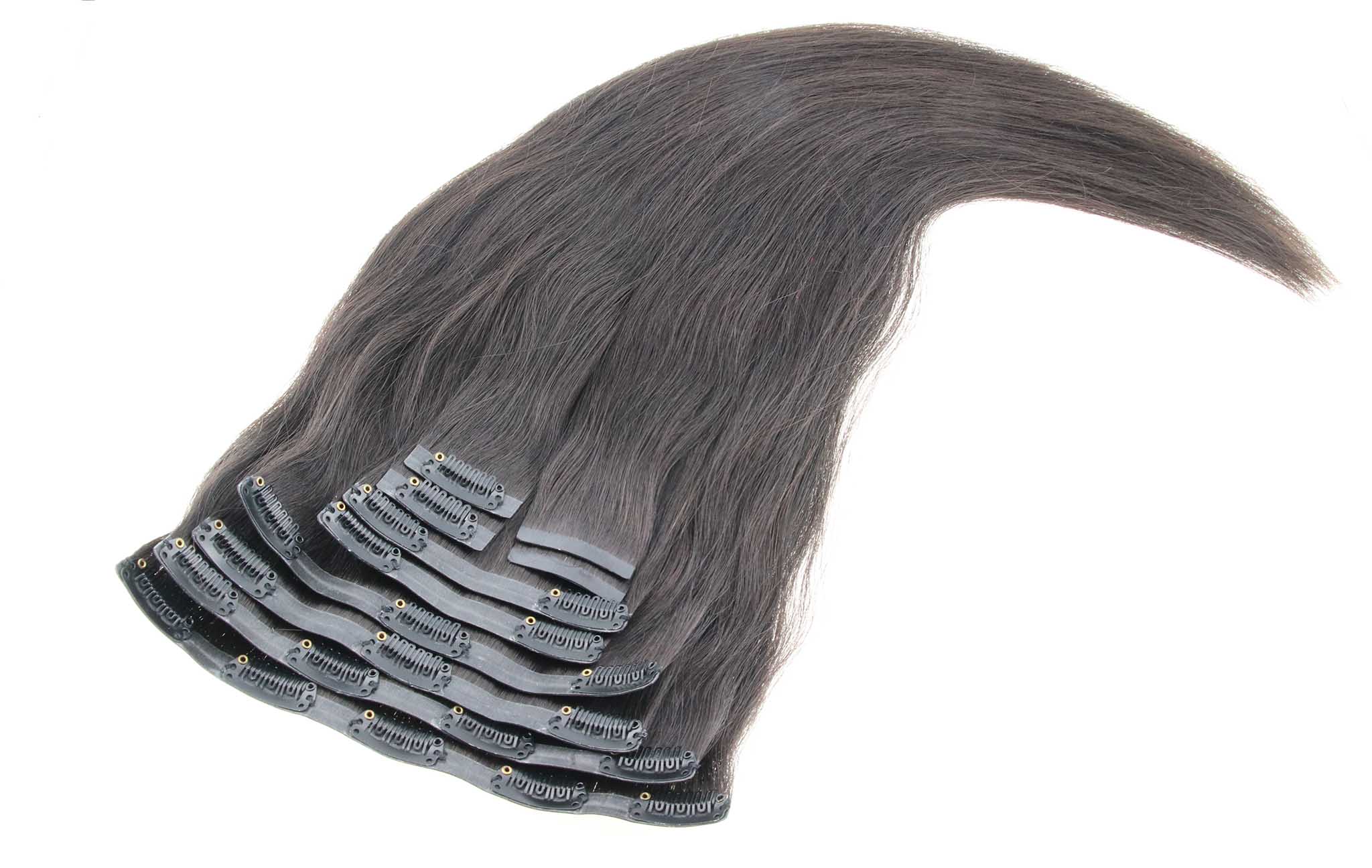 virgin skin clips in hair extension